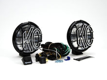 Load image into Gallery viewer, KC HiLiTES Apollo Pro 6in. Halogen Light 100w Fog Beam (Pair Pack System) - Black KC HiLiTES