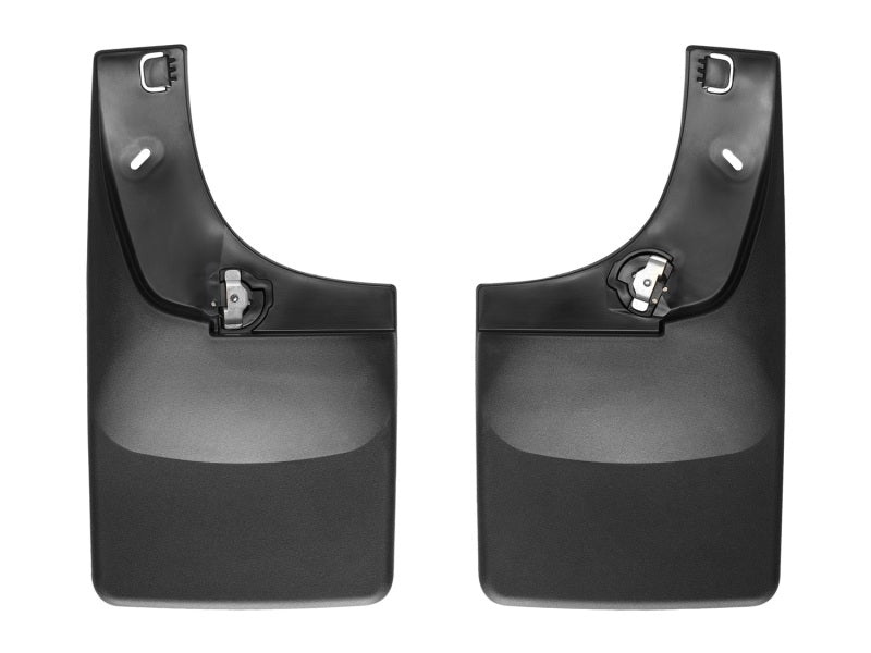 WeatherTech 07-13 Chevrolet Silverado No Drill Mudflaps - Black WeatherTech