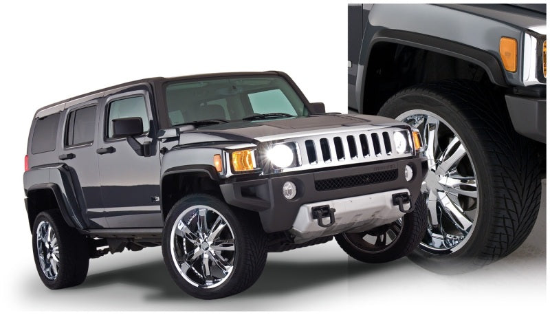 Bushwacker 06-10 Hummer H3 OE Style Flares 4pc - Black Bushwacker