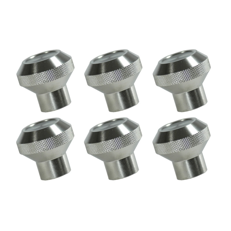 Rugged Ridge Billet Alum Dash Knob Set Alum 76-86 Jeep CJ Rugged Ridge