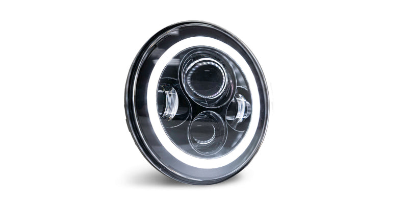 DV8 Offroad 07-18 Jeep Wrangler JK LED Projector Headlights w/ Angel Eyes DV8 Offroad