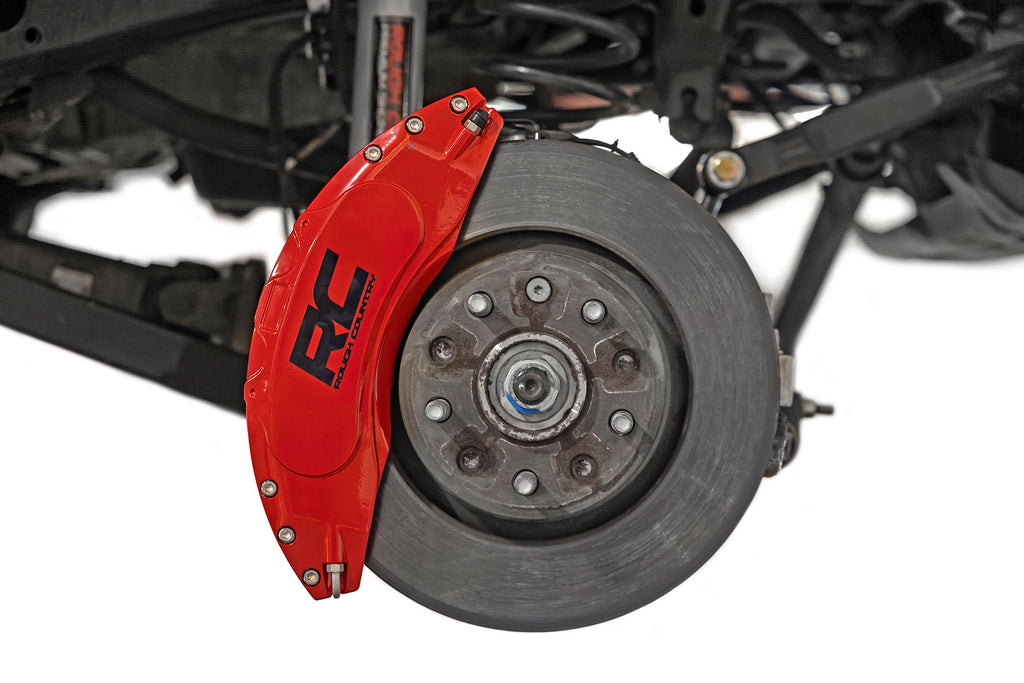 Caliper Covers | Front and Rear | Red | Sport | Wrangler JL (18-23) Rough Country