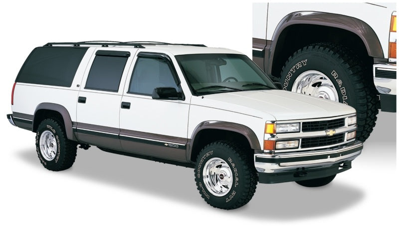 Bushwacker 88-99 Chevy C1500 Extend-A-Fender Style Flares 4pc - Black Bushwacker