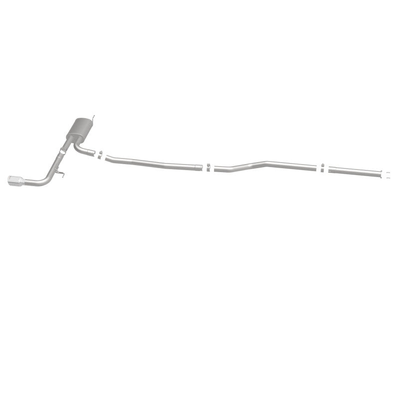 MagnaFlow Cat Back, SS, 2.5in, Street, Single Straight Pass. Polished 4in Tip, 2015 Ford Fusion 2.5L Magnaflow