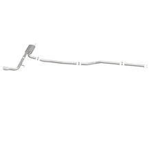 Load image into Gallery viewer, MagnaFlow Cat Back, SS, 2.5in, Street, Single Straight Pass. Polished 4in Tip, 2015 Ford Fusion 2.5L Magnaflow