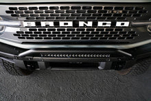 Load image into Gallery viewer, DV8 Offroad 2021-2022 Ford Bronco (Not For Factory Plastic Bumper) Factory Bumper Bull Bar - Black DV8 Offroad