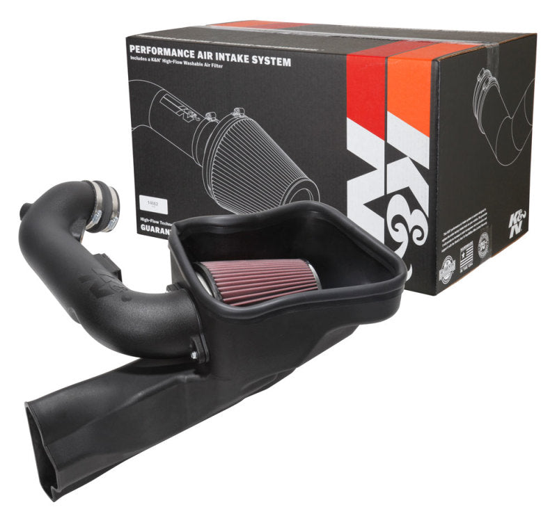 K&N 2018 Ford Mustang GT V8 5.0L F/I Aircharger Performance Intake K&N Engineering