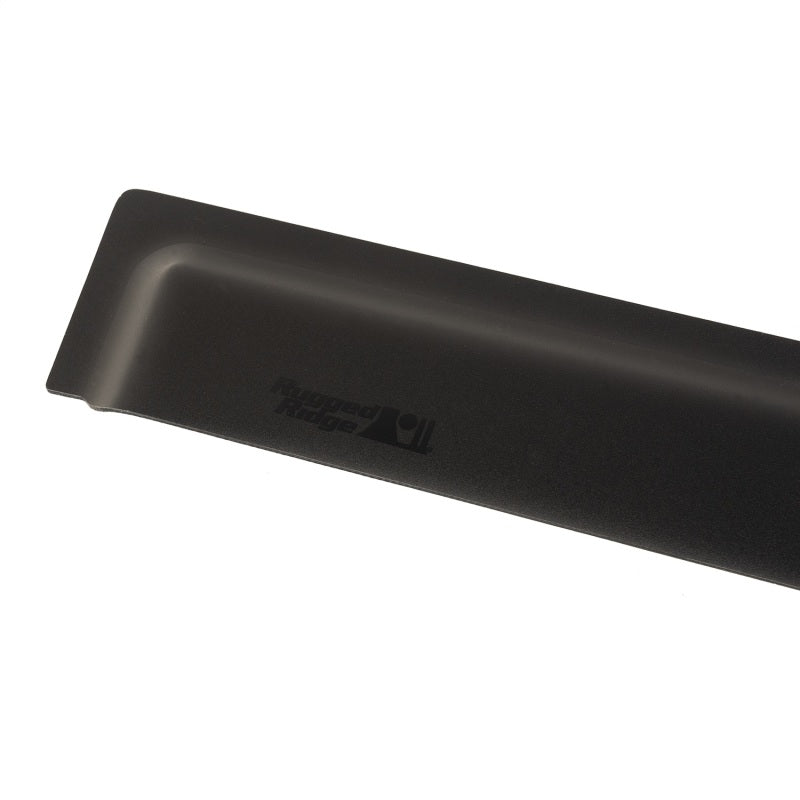 Rugged Ridge Window Visors Matte Black 18-20 Jeep Wrangler JLU/JT Rugged Ridge