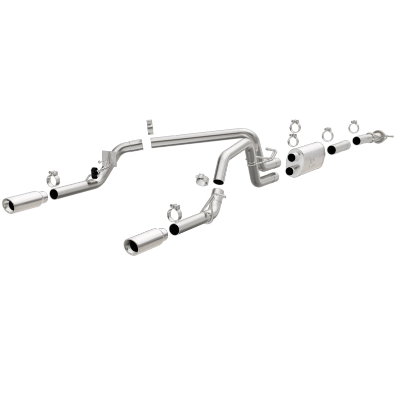 MagnaFlow Stainless Cat-Back Exhaust 2015 Chevy Colorado/GMC Canyon Dual Split Rear Exit 3.5in Magnaflow