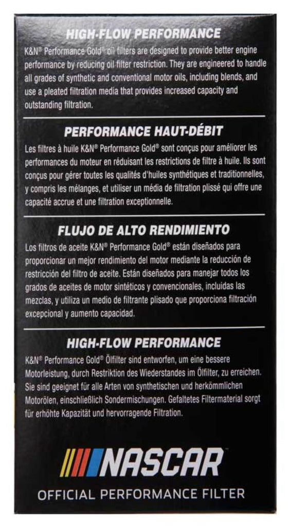 K&N Oil Filter OIL FILTER AUTOMOTIVE K&N Engineering