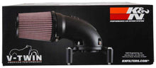 Load image into Gallery viewer, K&amp;N 01-17 Harley Davidson Softail / Dyna FI Performance Air Intake System Silver K&amp;N Engineering