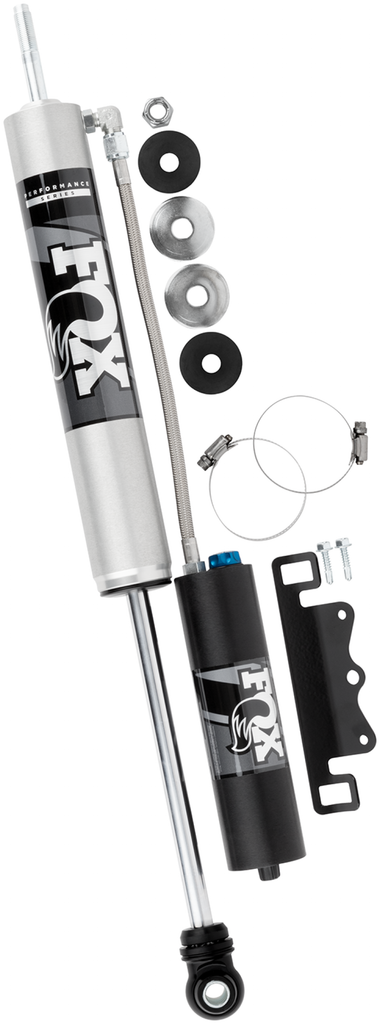 Fox 2005+ Ford Super Duty 2.0 Perf Series 9.6in Smooth Body Remote Res. Front Shock - CD Adj FOX