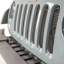Load image into Gallery viewer, DV8 Offroad 2007-2018 Jeep JK Black Mesh Grille DV8 Offroad