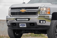 Load image into Gallery viewer, Chevrolet LED Fog Light Kit | Black Series w/ Amber DRL (11-14 Silverado HD) Rough Country