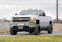 Load image into Gallery viewer, Chevrolet LED Fog Light Kit | Black Series w/ Amber DRL (11-14 Silverado HD) Rough Country