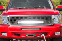 Load image into Gallery viewer, Mesh Grille | 30" Dual Row LED | Black | Chevy Silverado 1500 (07-13) Rough Country