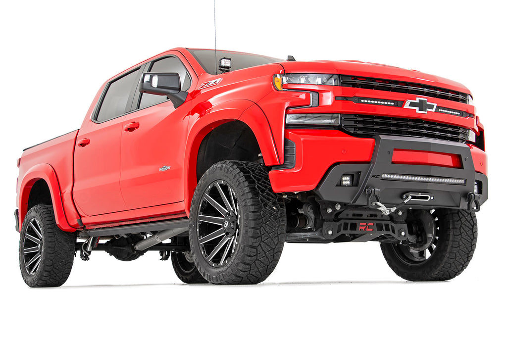 SF1 Fender Flares | Silver | Chevy Silverado 1500 2WD/4WD (19-23) Rough Country
