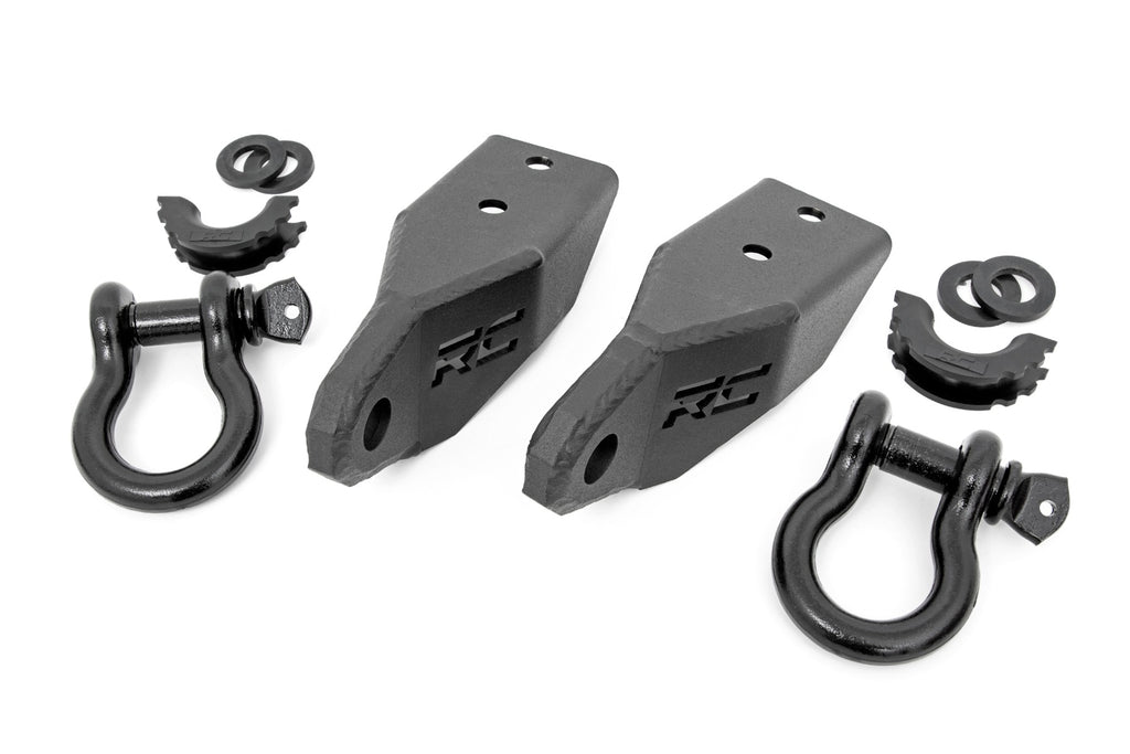Tow Hook Brackets | D-Ring Combo | Toyota Tundra 2WD/4WD (07-21) Rough Country