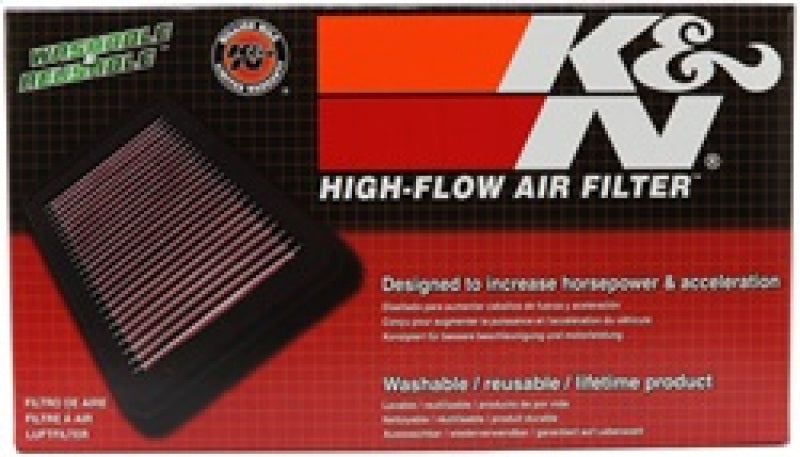 K&N Replacement Air Filter 10.188in O/S Length x 6.375in O/S Width x 1.063in H for 12 Honda Civic Si K&N Engineering