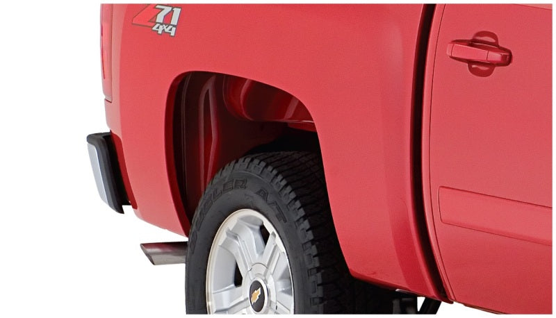 Bushwacker 07-14 Chevy Silverado 2500 HD Fleetside Extend-A-Fender Style Flares 4pc - Black Bushwacker