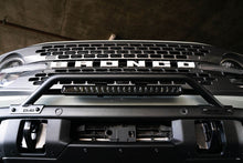 Load image into Gallery viewer, DV8 Offroad 2021-2022 Ford Bronco (Not For Factory Plastic Bumper) Factory Bumper Bull Bar - Black DV8 Offroad