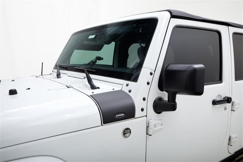 Bushwacker 18-19 Jeep Wrangler JL Trail Armor Cowl Guard - Black Bushwacker