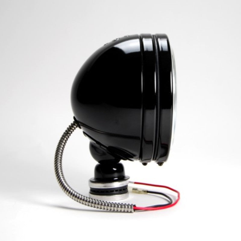 KC HiLiTES Daylighter 6in. Halogen Light 100w Spot Beam (Single) - Black SS KC HiLiTES