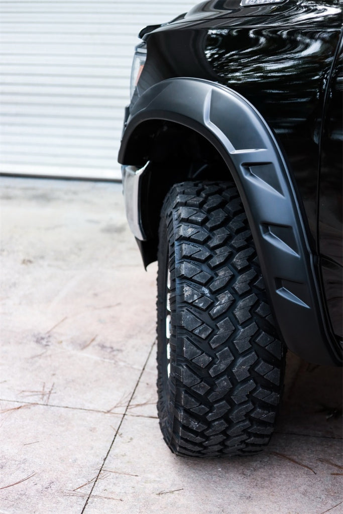Bushwacker 19-22 Ram 1500 (Excl. Rebel/TRX) 76.3 & 67.4in Bed DRT Style Flares 4pc  - Blk / Smooth Bushwacker