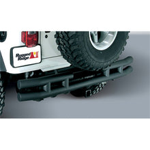 Load image into Gallery viewer, Rugged Ridge 3-In Dbl Tube Rear Bumper w/ Hitch 87-06 Jeep Wrangler Rugged Ridge