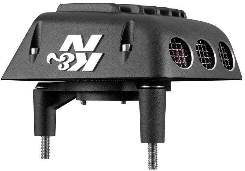 K&N Street Metal Intake System for 01-16 Harley Davidson Softail/Dyna - Shaker Black K&N Engineering