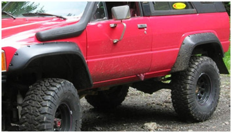 Bushwacker 84-88 Toyota Cutout Style Flares 2pc - Black Bushwacker