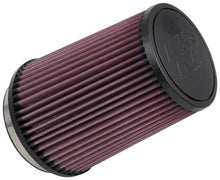 Load image into Gallery viewer, K&amp;N Filter Universal Rubber Filter 4 inch Flange 5 3/8 inch Base 4 3/8 inch Top 7 inch Height K&amp;N Engineering