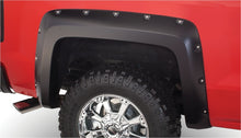 Load image into Gallery viewer, Bushwacker 14-18 Chevy Silverado 1500 Fleetside Pocket Style Flares 4pc - Black Bushwacker