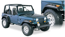 Load image into Gallery viewer, Bushwacker 87-95 Jeep Wrangler Cutout Style Flares 4pc Cutting Optional Not Renegade - Black Bushwacker