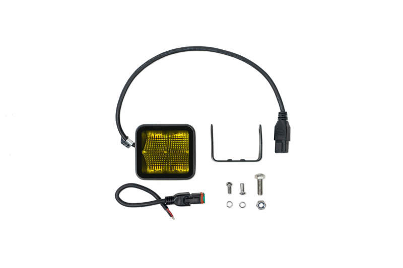 DV8 Offroad 3in Elite Series LED Amber Pod Light DV8 Offroad