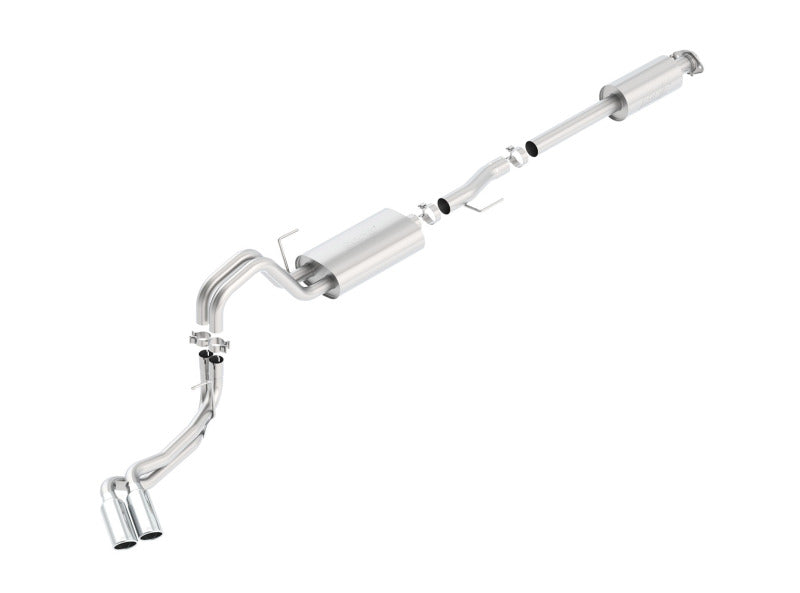 Borla 15-16 Ford F-150 3.5L EcoBoost Ext. Cab Std. Bed Catback Exhaust Touring Truck Side Exit Borla