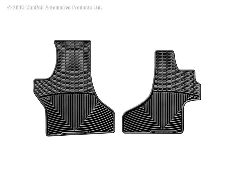 WeatherTech 95-05 Chevrolet Astro Van Front Rubber Mats - Black WeatherTech