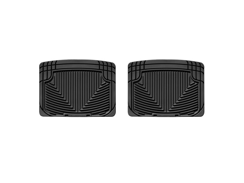 WeatherTech 93 Mercedes-Benz 300CE Rear Rubber Mats - Black WeatherTech