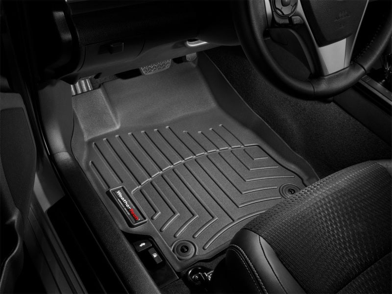 WeatherTech 99-07 Ford F250 Super Duty Crew Front FloorLiner - Black WeatherTech