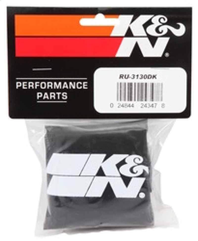 K&N Air Filter Wrap Black RU-3130 K&N Engineering