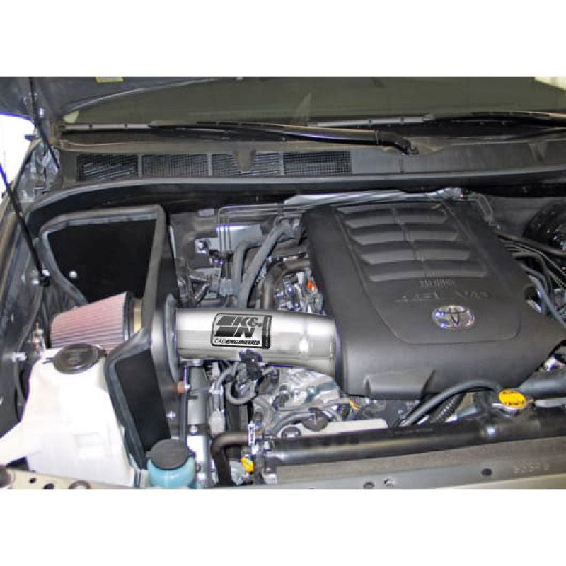 K&N 10-11 Toyota Tundra/Sequoia 4.6L V8 High Flow Performance Intake K&N Engineering