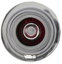 Load image into Gallery viewer, K&amp;N Universal Air Filter Chrome Round Tapered Red - 4in Flange ID x 1.125in Flange Length x 5.5in H K&amp;N Engineering