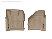 Load image into Gallery viewer, WeatherTech 99-07 Ford F250/F350/F450/F550 Super Duty Regular Cab Front FloorLiner - Tan WeatherTech