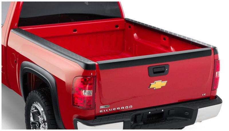 Bushwacker 07-13 Chevy Silverado 1500 Fleetside Bed Rail Caps 78.7in Bed - Black Bushwacker