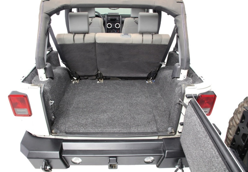 BedRug 07-10 Jeep JK 2Dr Rear 5pc Cargo Kit (Incl Tailgate & Tub Liner) BedRug