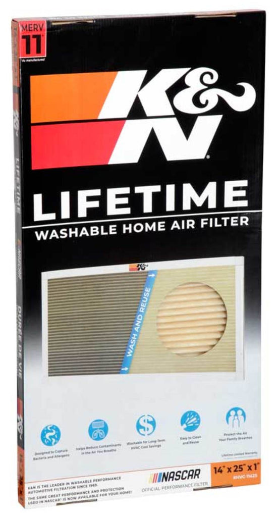 K&N HVAC Filter - 14 x 25 x 1 K&N Engineering