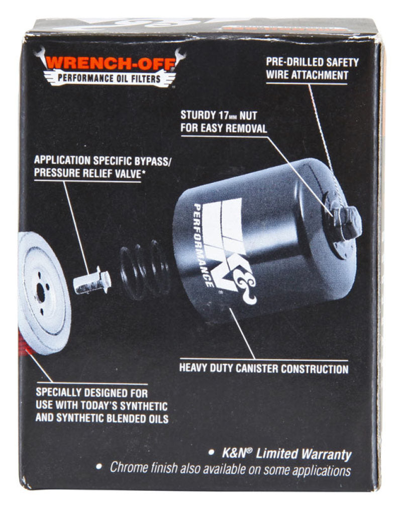 K&N Piaggio 2.156in OD x 3.063in Height Oil Filter K&N Engineering