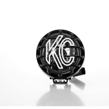 Load image into Gallery viewer, KC HiLiTES Rally 400 4in. Round Halogen Light 55w Spread Beam (Single) - Black KC HiLiTES