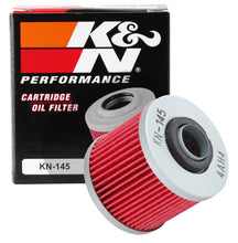 Load image into Gallery viewer, K&amp;N Yamaha / MUZ / MZ / Sachs / Aprilia / Derbi 2.156in OD x 2.313in H Oil Filter K&amp;N Engineering