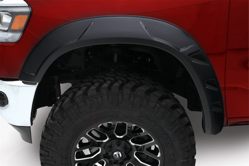 Bushwacker 09-18 Ram 1500 w/ 67.4in Fleetside Bed (Ex. R/T and Rebel) DRT Style Flares 4pc - Black Bushwacker